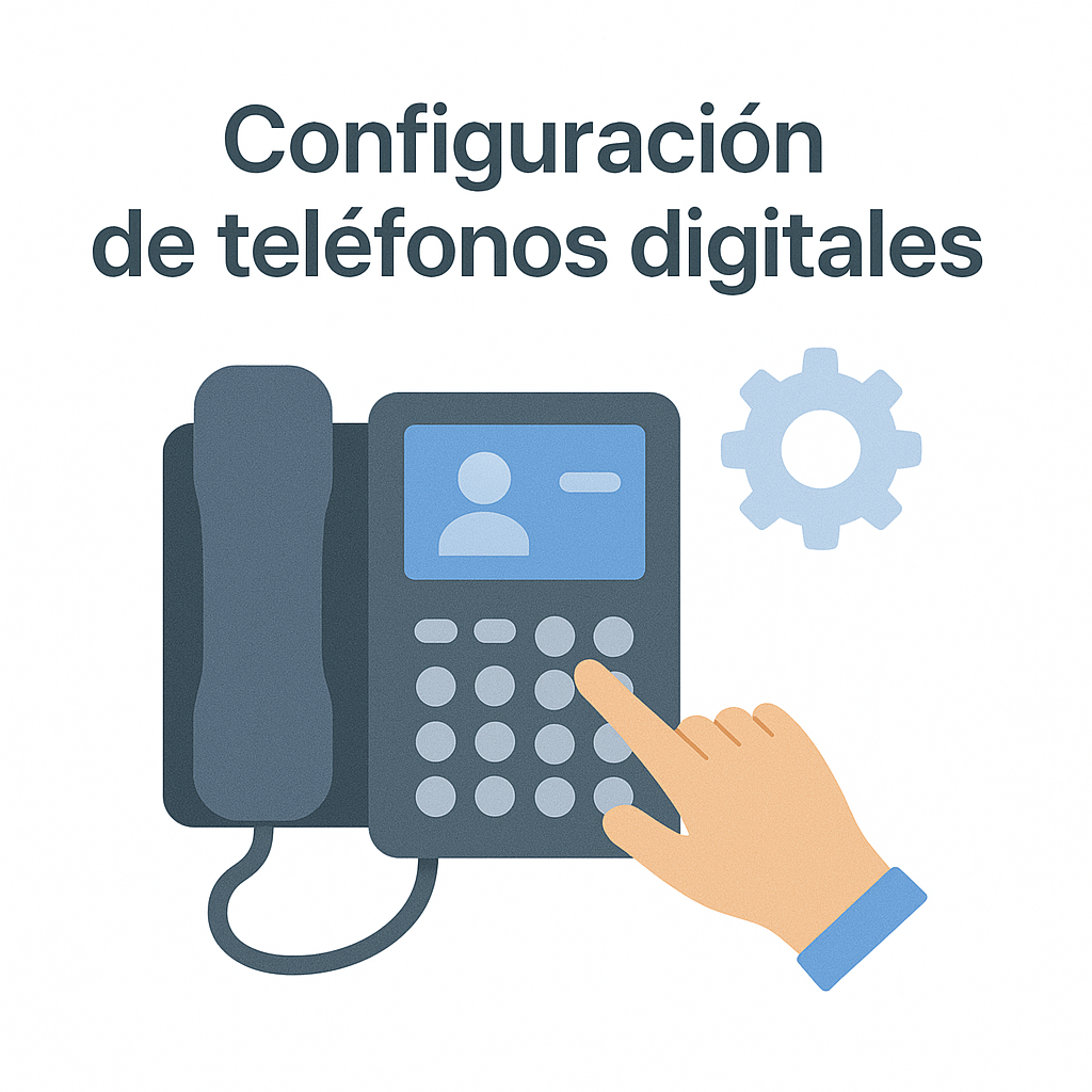 Configuracion de telefonos digitales