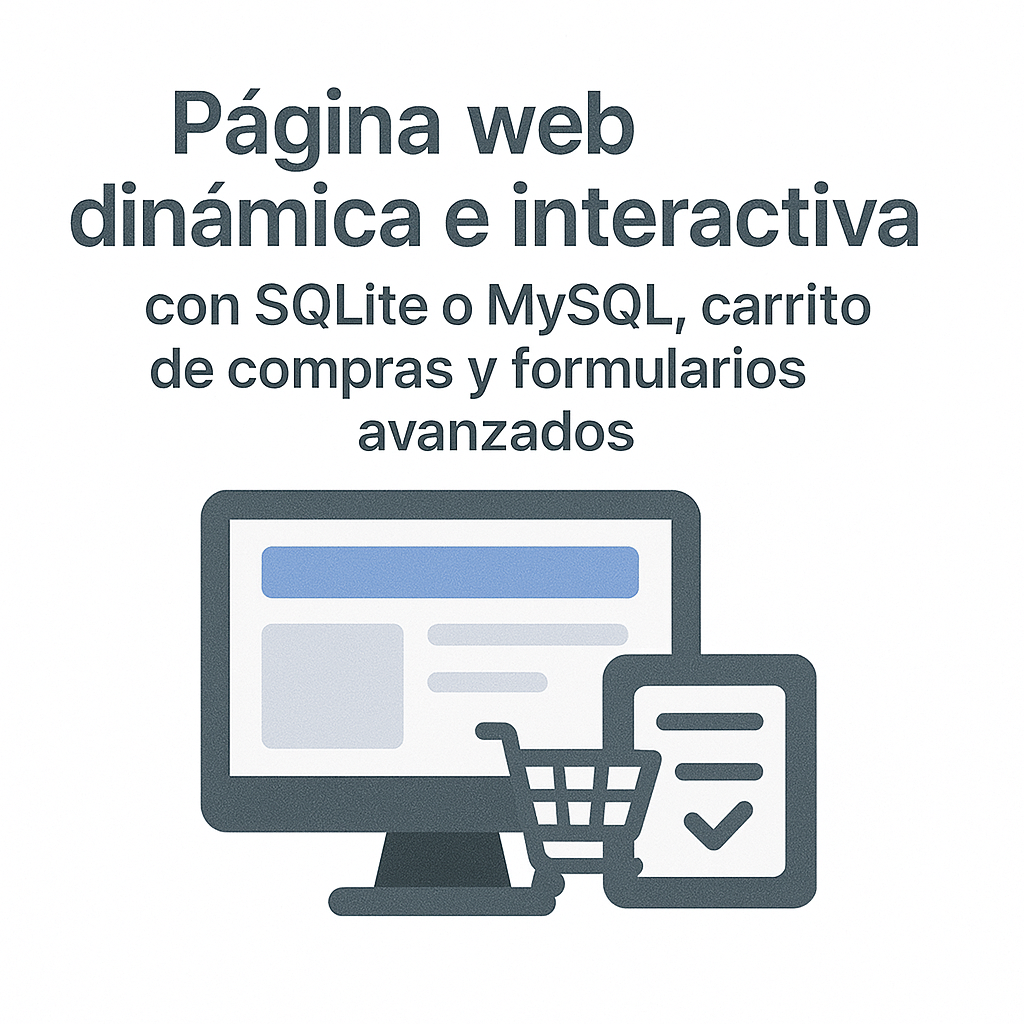 Página Web Dinámica e Interactiva con SQLite o MySQL